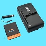 [Alcatel OneTouch Combo Pack] New 950mAh Standard Battery Universal Charger for Alcatel OneTouch...