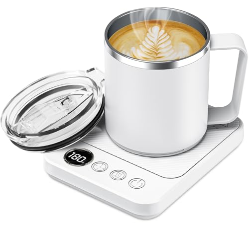 Coffee Mug Warmer & Mug Set for Desk, Electric 36W