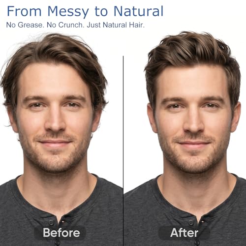 Cera para cabello para hombres, fijación fuerte, mate natural, 3.5 oz miniatura 2