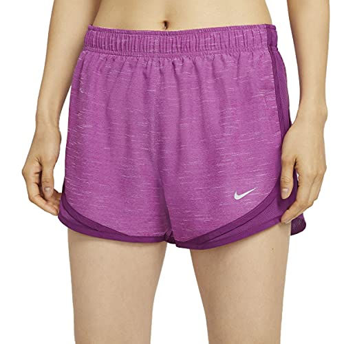 Nike Bermuda feminina Dri-fit Tempo Track, Roxo mesclado, M