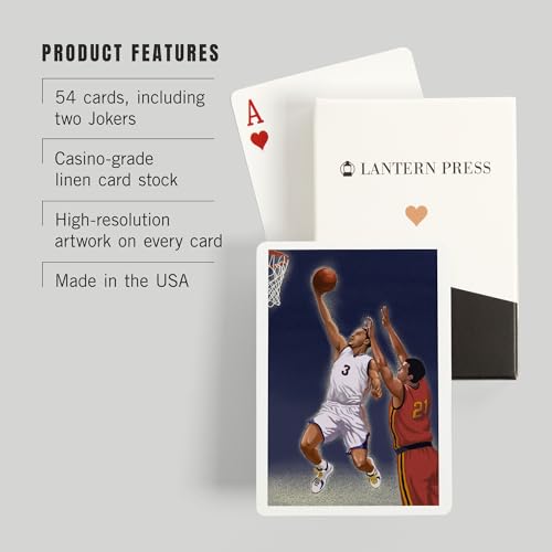 Baraja de póker Basketball Player de 52 cartas miniatura 3