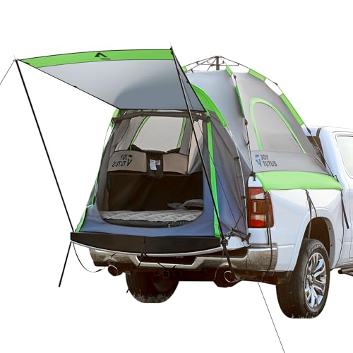 JOYTUTUS Semi-Automatic Truck Bed Tent with Awning, Easy...