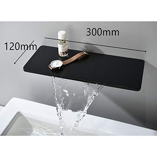 Robinet de style cascade mural pour vasque moderne et gain de place - 5