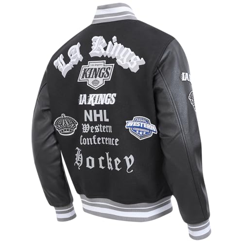 Image of Pro Standard Mens NHL Old English Varsity Jacket