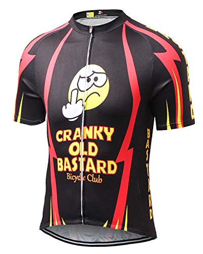 Strgao Men's Cycling Jersey Bike Short Sleeve Shirt