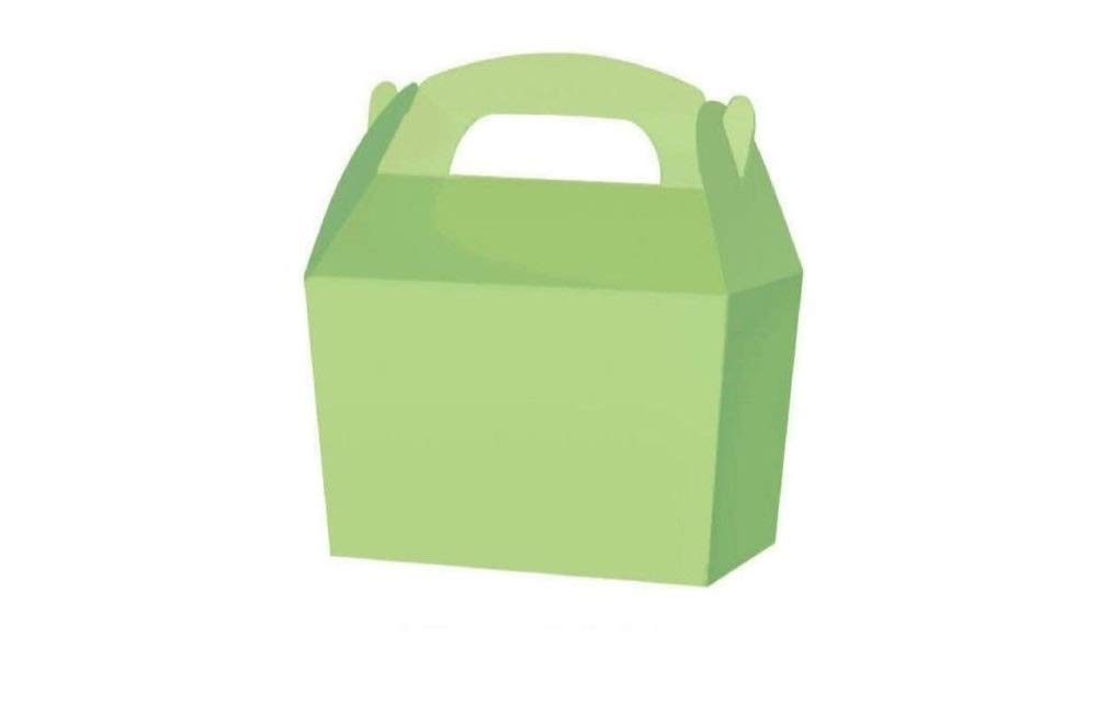 Playwrite Treat Boxes - Wedding Favour Cupcake Gift Party Box - Choose From 13 Colours (25, Green)