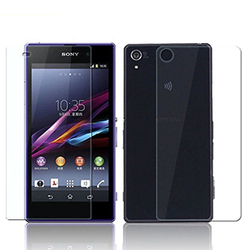 iKNOWTECH Premium Front and Back Tempered Glass Screen Protector for Sony Xperia Z2