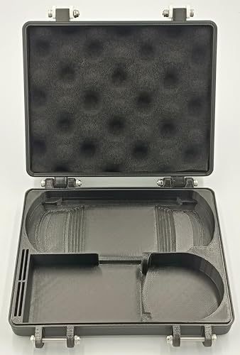 Image of Rugged Protective Carrying Case for PSP 2000 & 3000 - Holds 5 Games, 4 Memory Cards, USB Charging Cable