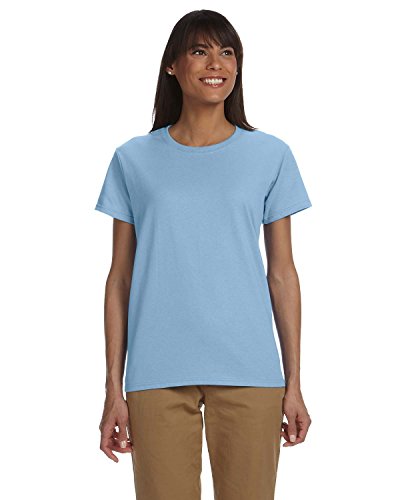 By Gildan Gildan Ladies Ultra Cotton 6 Oz T-Shirt - Light Blue - XS - (Style # G200L - Original Label)