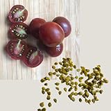 Smoke Camp Crafts Organic Chocolate-Covered Cherry Tomato (Solanum lycopersicum) 150 Seeds (0.5 gram) - Prolific and Unique Cherry Tomato