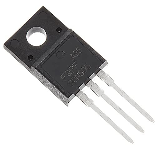 Bridgold 5Pcs Fqpf20N60C Fqpf20N60 Fqpf2060C 20N60C 20N60 N-Channel Lcd Power Supply Commonly Used Mos Transistor,20A/600V To-220 #TOP1