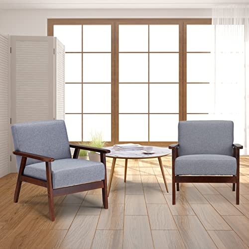 Homguava Mid Century Modern Accent Chair Leisure Chair Arm Chair with