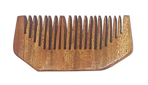Image of Ekan 100% Natural Handmade Neem Wood Comb For Control Hair Fall And Hair Regrowth For Men And Women Pack Of 1 (Neem wood Comb Model no -3)