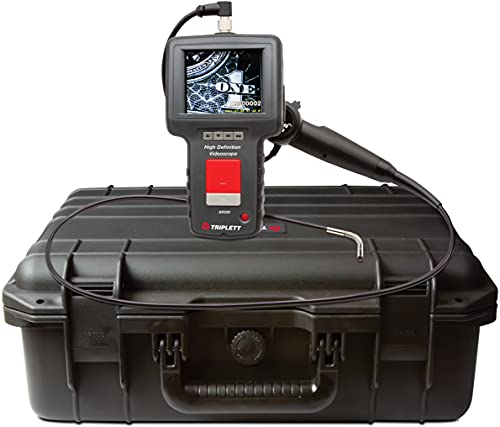 Image of Triplett BR500 High Definition Articulating Videoscope with Waterproof 6mm Camera and 3.5 inch Color TFT LCD Display