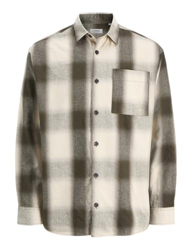 JJ REBEL Overshirt Jrebedge veste de survêtement homme en coton