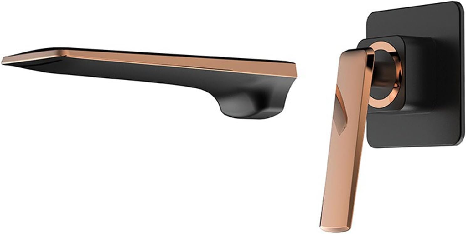 Robinet mural cascade pour salle de bain moderne chic - 8
