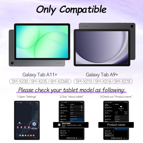 Image of IPROKKO 2 Pack Anti Blue Light Screen Protector for Samsung Galaxy Tab A11 Plus 2025 11-Inch & A9 Plus 2023, Matte Anti Glare Harmful Light Filter Eye Protection Cover, Bubble Free Easy Install Compatible with Samsung Tab A11+ /A9+