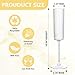 Joyido 36 Pack Clear Plastic Champagne Flutes - 6oz Ribbed Disposable Champagne Glasses - Clear Vintage Mimosa Glasses with Long Stem - Elegant Sparkling Wine Stemware for Wedding, Party