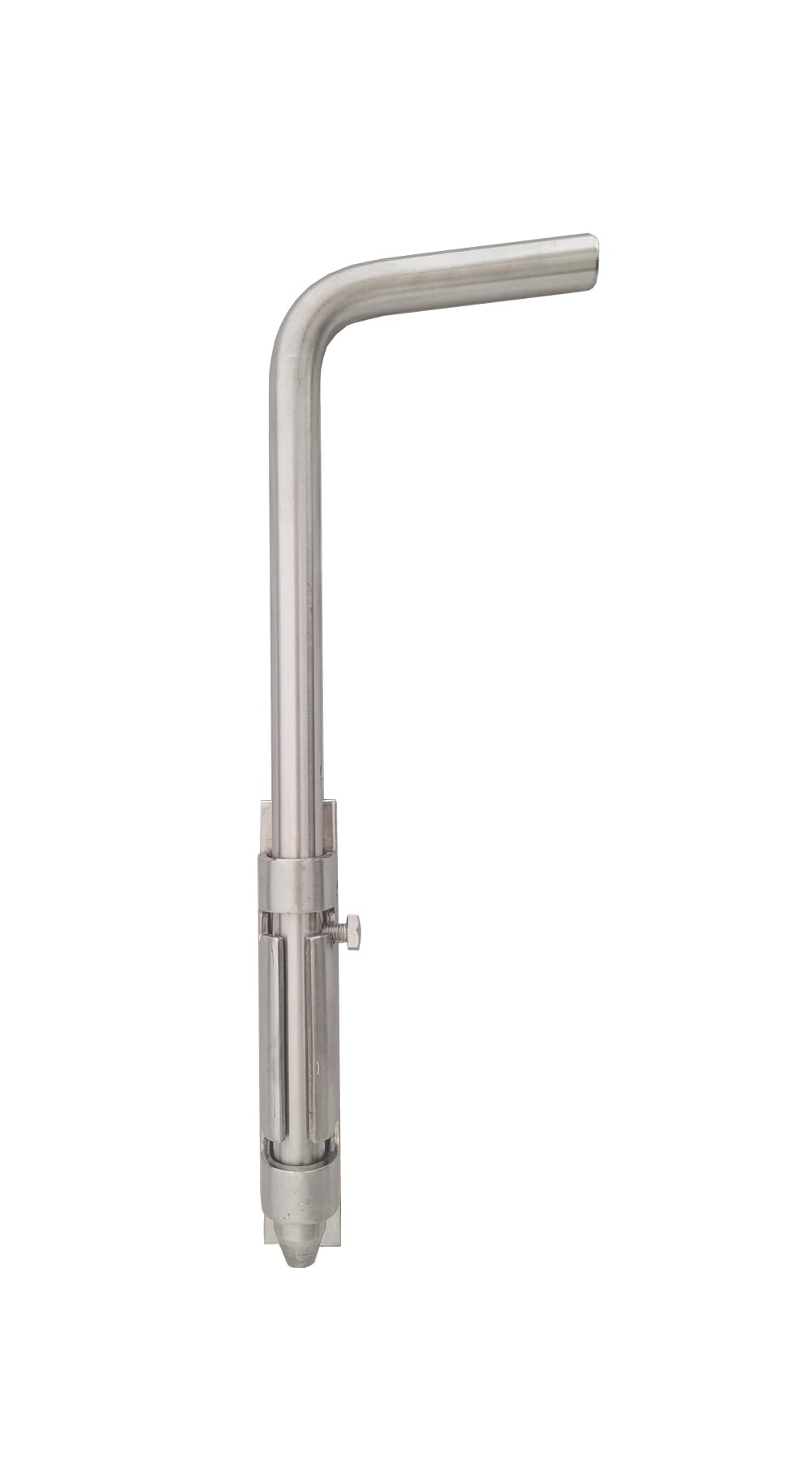 CATENACCIO CHIAVISTELLO TONDO IN ACCIAIO INOX AISI 304 - PER SERRATURE DI PORTE PORTONI CANCELLI (Lunghezza mm. 300)