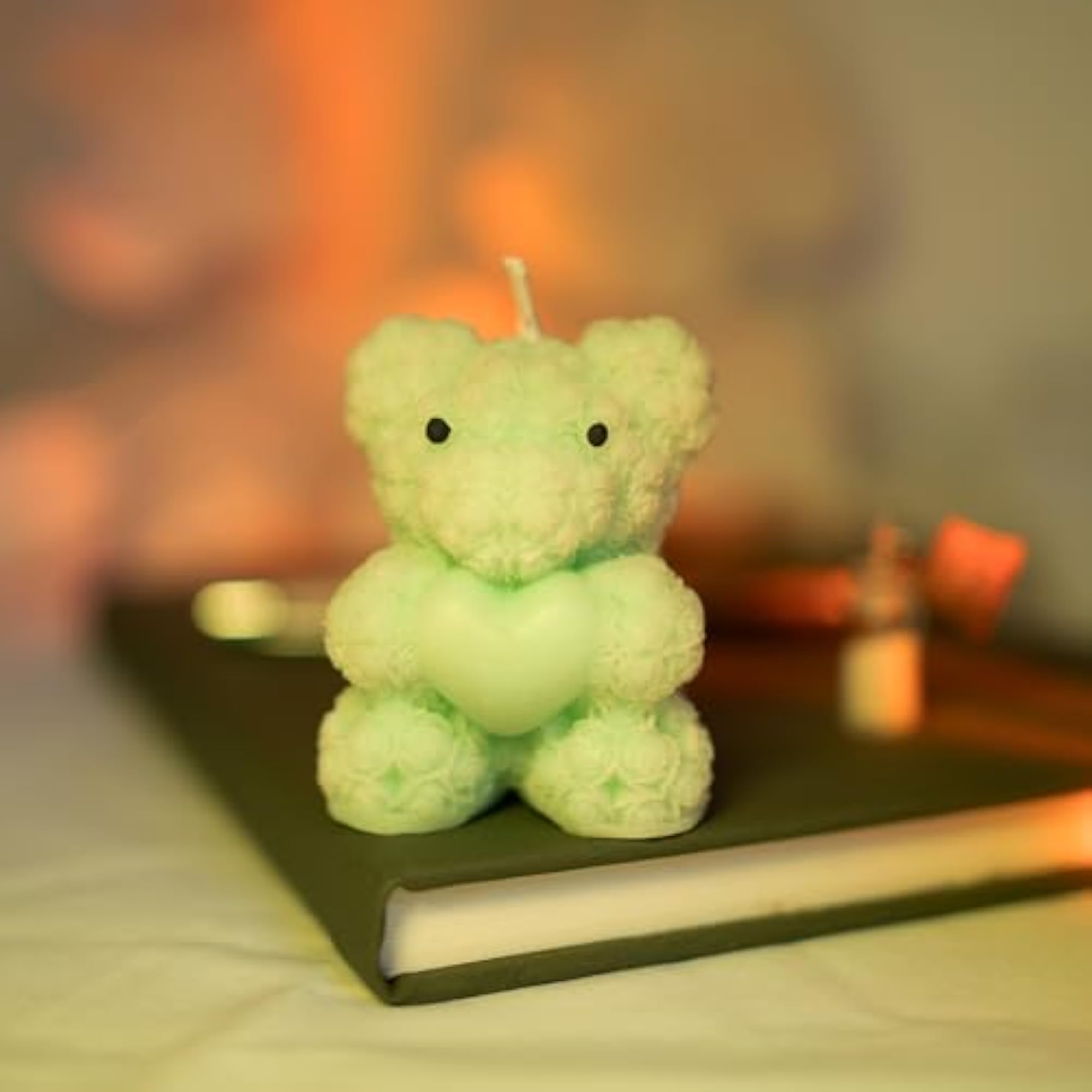 Eco-Friendly Scented Wax Candle, Teddy Shaped Gift