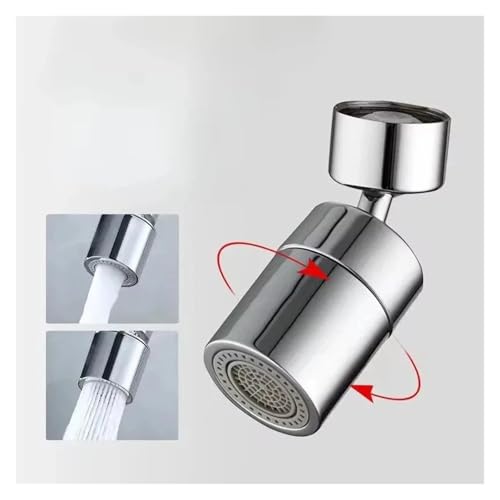 Aireador grifo cocina con rotación flexible y 2 modos para limpieza eficiente sin salpicaduras 7