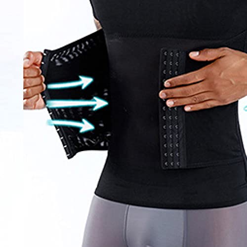 Hommes taille minceur compression chemises elastique shapewear