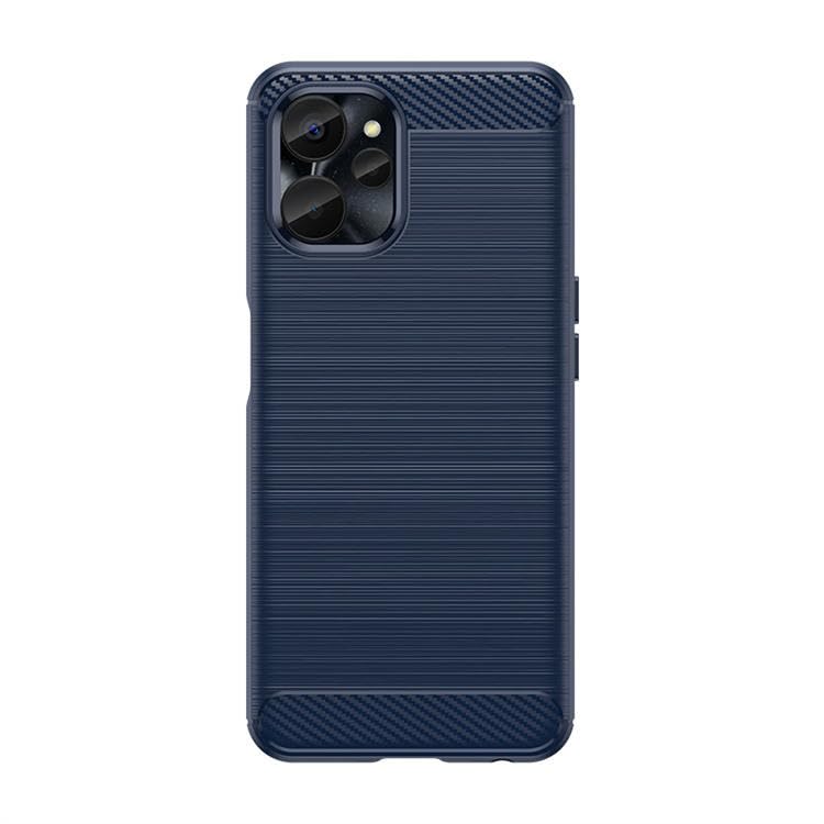 Image of Hybrid Carbon Fiber Back Case for Realme 9i 5G (Blue)