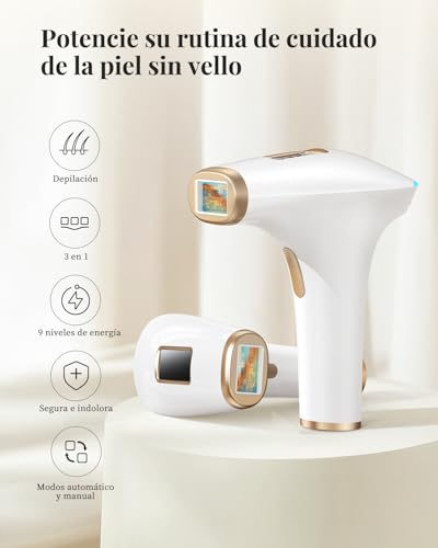 Variante de Haarlosy depiladora laser IPL 3 funciones HR/RA/SC 9 niveles