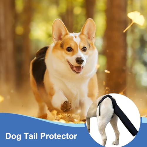 Protector de heridas para perros con sistema ajustable y cobertura de cola completa 2