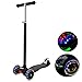 WeSkate Trottinette Enfants à 3 Roues pour Filles et Garçons de 3 à 12 Ans, Trottinettes Classiques pour Enfants à Hauteur réglable, Roues en PU Clignotantes à LED