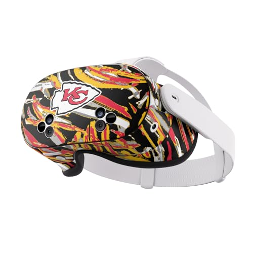 Skin Meta Quest 3S anti-rayures vinyle NFL Kansas City Chiefs pour protéger le casque des traces