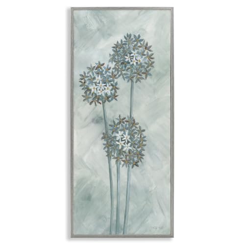Dandelion Sprigs Casual Floral, 13 x 30 Inch Framed Giclée Print