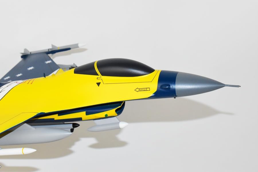 Lockheed Martin F-16, 148th FW Minnesota ANG, 75th Anniv, 18 inch Mahogany Model