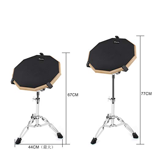 Horse 002 Practice Drum Pad, 12 Inch Exercise Pads Set Mat thumb #5
