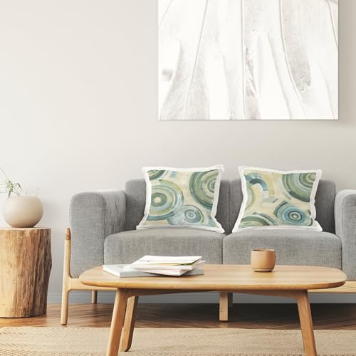 Image of Stupell Industries | Modern Passiflora Circles, 18 x 18 Each