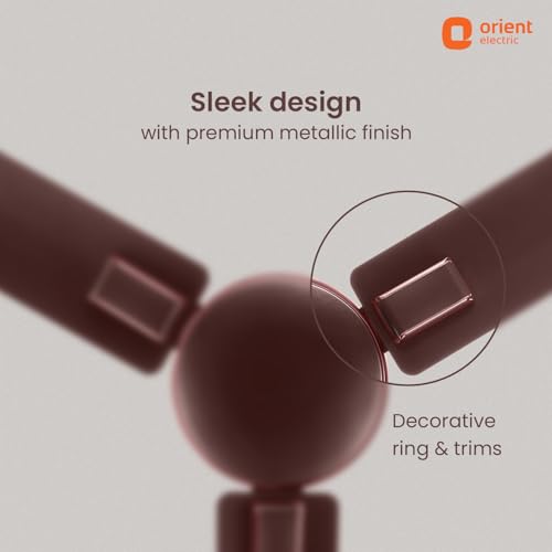 Image of Orient Electric 1200mm Apex Cruise Ceiling Fan for Home | BEE 1 Star Rated Energy Efficient Fan|Outstanding Performance | 2 Years Warranty by Orient | Galaxy Brown