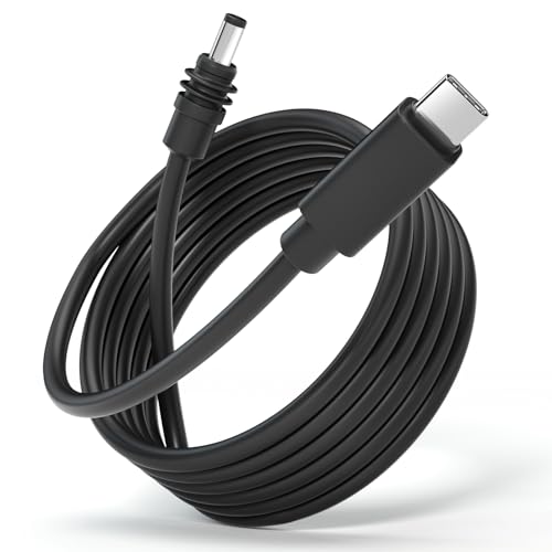 Starlink Mini Cable 6.5FT, 18AWG Starlink Mini USB C to DC Power Cable, Max 140W Input USB Type C to DC Cable, Waterproof, Starlink Mini Accessories Compatible with 140W+ Power Bank and PD Charger
