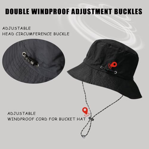 Sombrero Bucket Unisex Ligero y Resistente al Agua miniatura 5