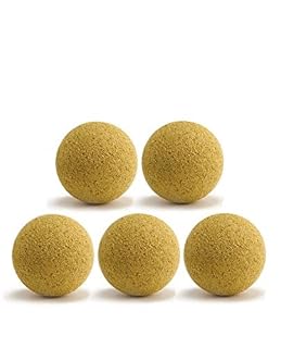 Balles de baby-foot CAAA, liège jaune, 35 mm, 10 g