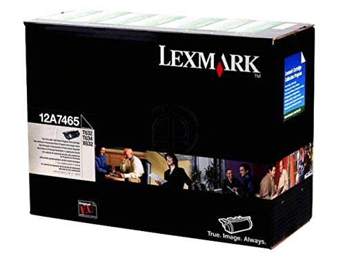 Toner black Lexmark X 632 S MFP 12A7465 original pour imprimante de bureau