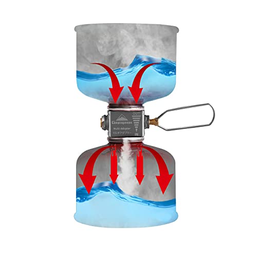 Campingmoon Gas Canister Refill Adapter, Portable Outdoor Gas Saver Lindal Valve Canister Shifter, Camping Canister Vent Valve (Z15) #TOP3