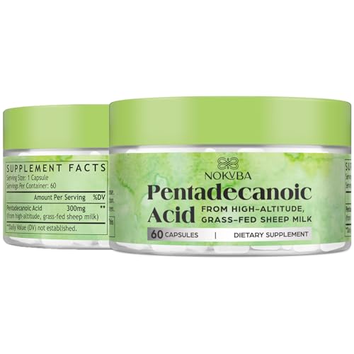 Nokvba Pentadecanoic Acid C15:0 Supplement