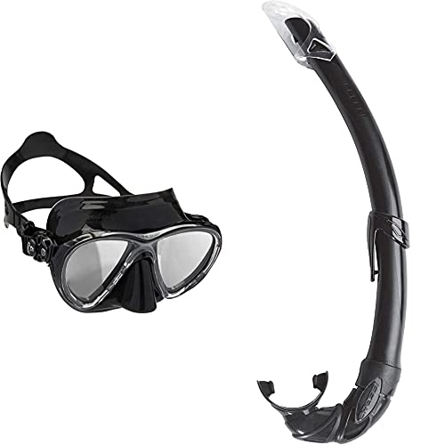 Gafas de buceo con cristales inclinados Cressi Big Eyes Evolution y tubo flexible