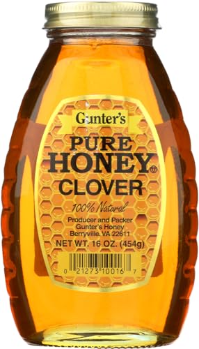 Gunter Pure Clover Honey - 16 oz. miniatura 1