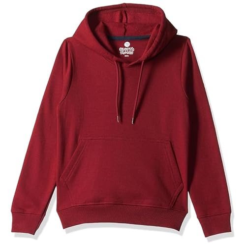 Image of Boy's Cotton Fleece Hooded Sweatshirt with Kangaroo Pocket