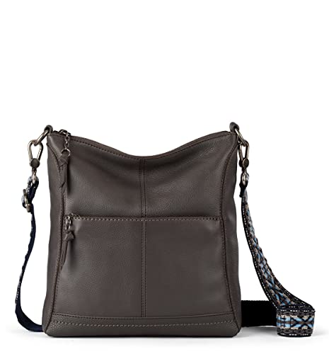 Image of The Sak Lucia Leather Crossbody Purse - Premium Leather Women's Handbag for Everyday & Travel - Cross Body Bag With Zipper