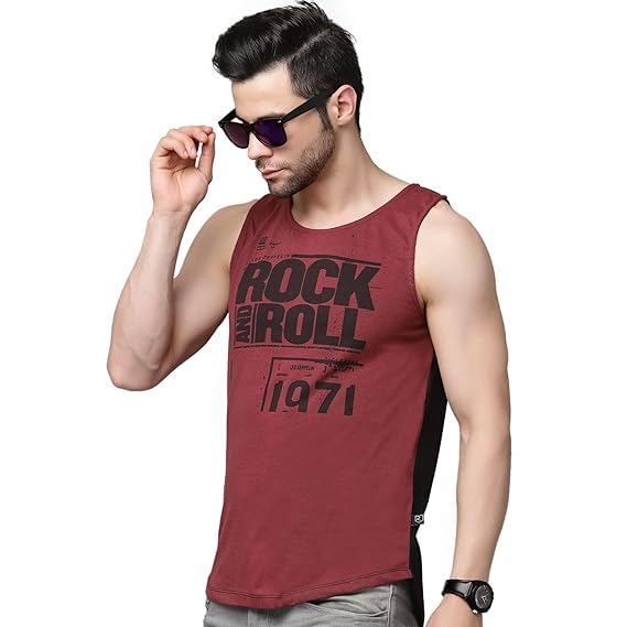 rigo Men's Printed Slim Fit Vest-picture-23