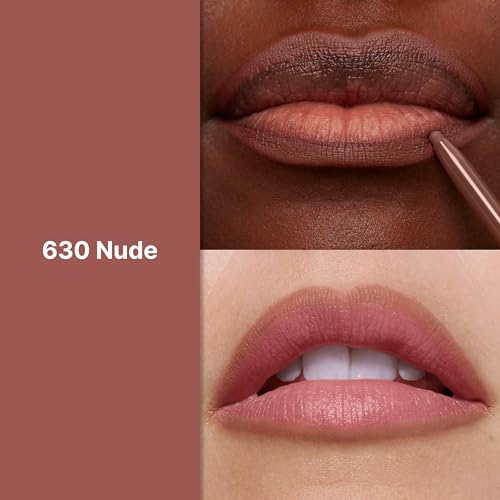 Revlon Colorstay Lip Liner Makeup with Built-in-Sharpener, Longwear Rich Medium Brown-Nude Shade, Smooth Application, 630 Nude, 0.01 oz - Image 4