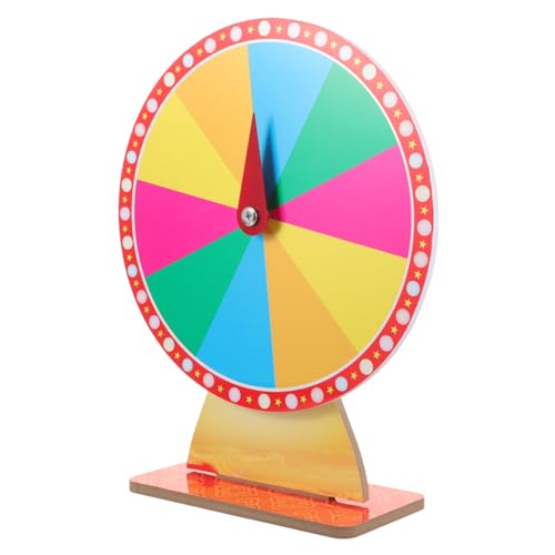 Alasum Prize Wheel for Party DIY Prize Wheel Game Fortune Rotating Tabletop Turntable Party Game Accessory