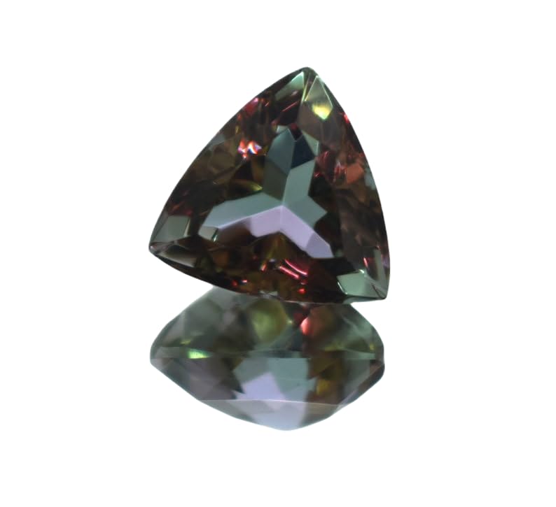 Alexandrite naturelle trillion 13mm pour remplacer une gemme sur bague